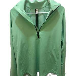Under Armour Women's ColdGear Fitted 1/2 Zip Pullover in Mint Green